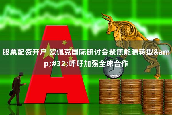 股票配资开户 欧佩克国际研讨会聚焦能源转型&#32;呼吁加强全球合作